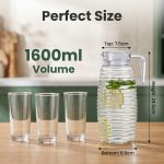 main model9142 high quality acrylic water dispenser large capacity fruit tea jug clear beverage storage pot main display 5
