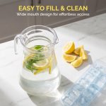 main model9162 bpa free 1.8l clear acrylic water pitcher unbreakable plastic juice jug hotel restaurant bar main display 3
