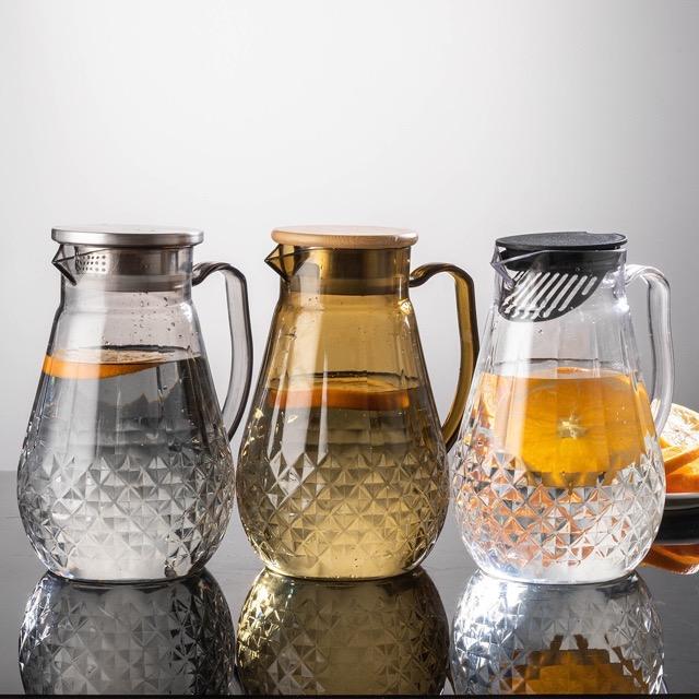 main model9197 multifunctional holiday gift drink water pitcher large capacity unique diamond pattern pc jug main display 1