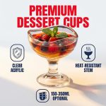 main model9330 ice cream cup acrylic pc ice cream sundae glass cups soccer fan zone hotels buffets ktv home use main display 3