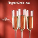 main model9914 transparent acrylic pc champagne glass wedding party banquet main display 4