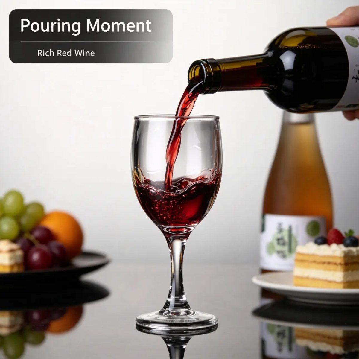 BY-8009 PC wine goblet in scene shot 3
