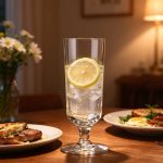 acrylic highball glass dinner table