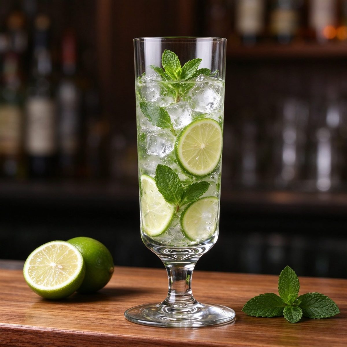BY-9912A PC wine goblet in mojito cocktail service