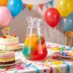 BY-9162A unbreakable PC water pitcher - at a birthday party table
