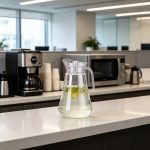 BY-9162A unbreakable PC water pitcher - in an office breakroom