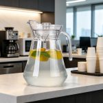 BY-9162B unbreakable PC water pitcher - in an office breakroom