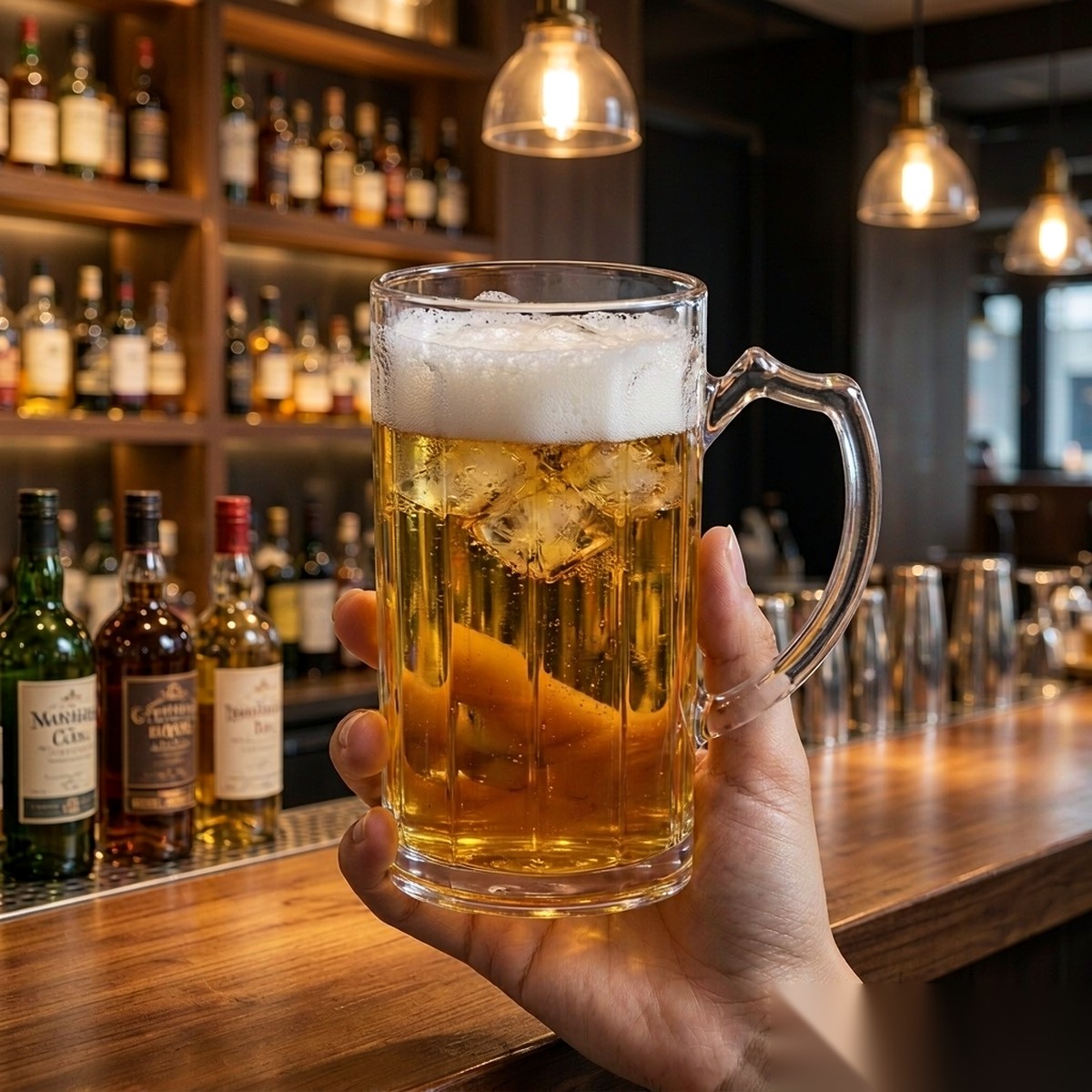 detail 01 by 1788 elsjoy acrylic beer mug trans std bar counter handheld scene