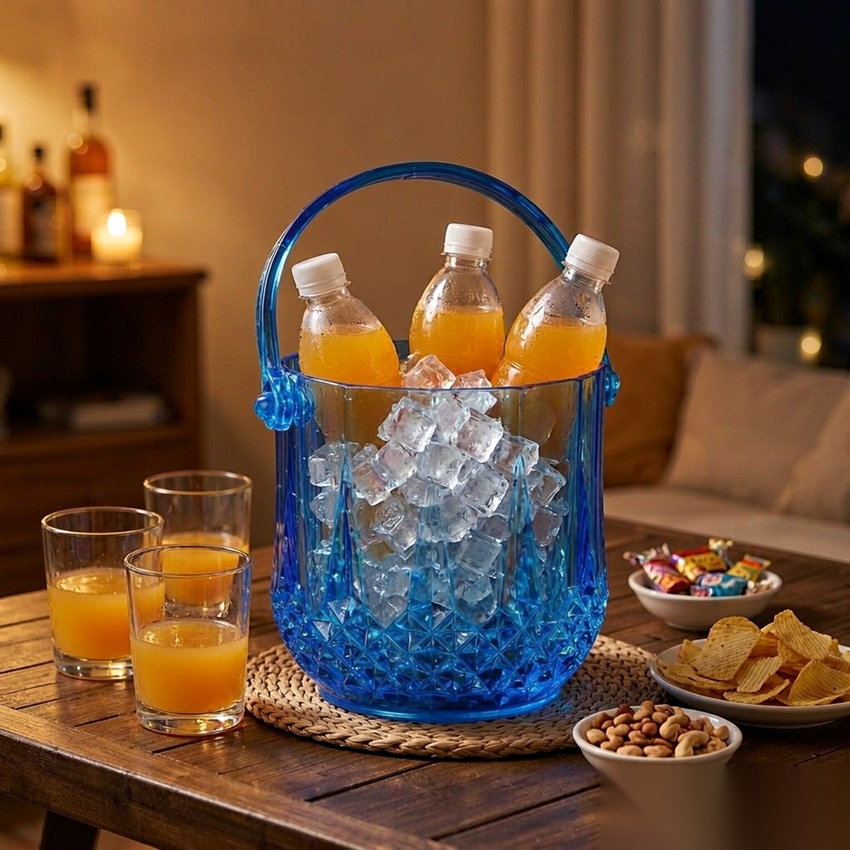 detail 01 by 9130 elsjoy acrylic ice bucket blue party ice bucket scene