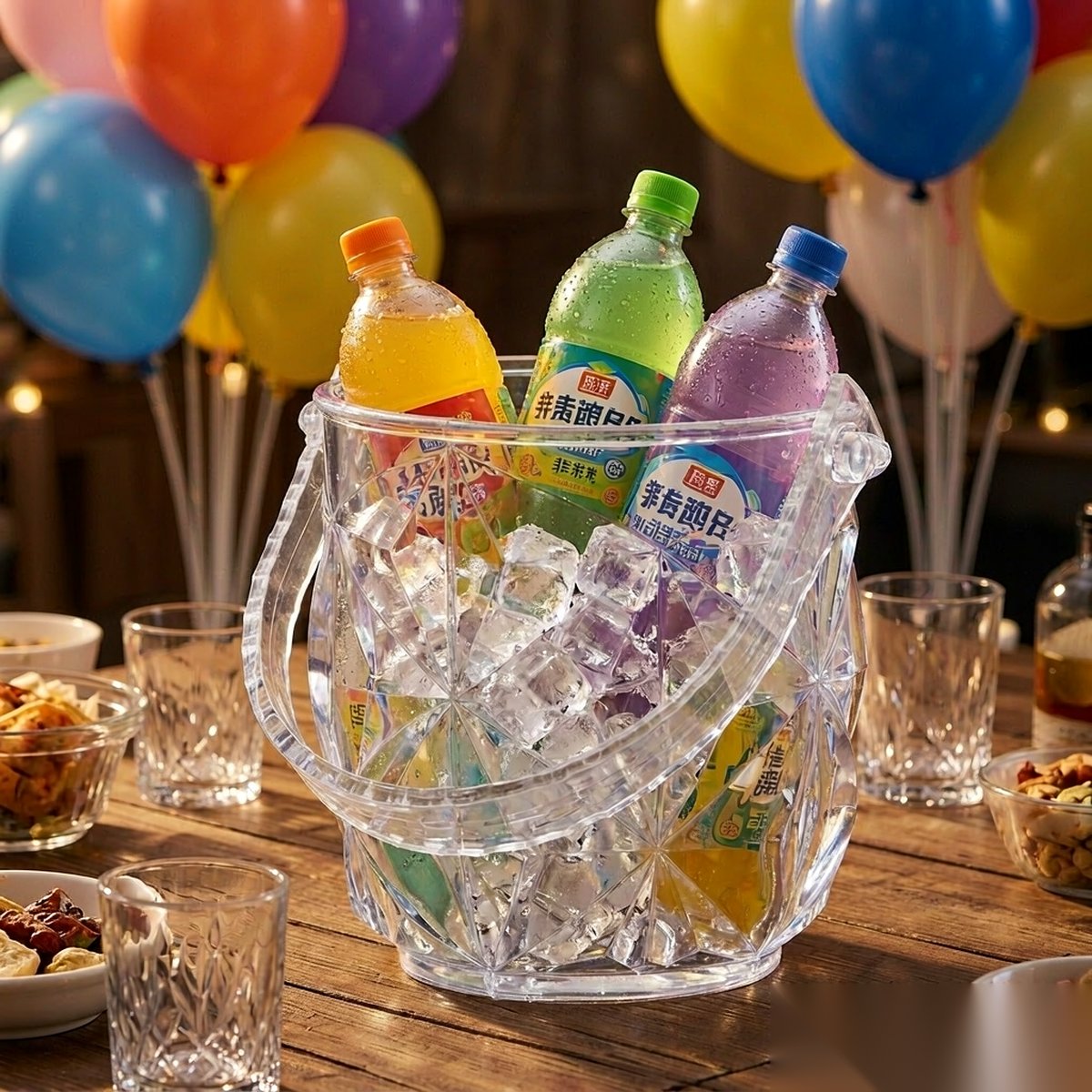 detail 01 by 9131 elsjoy acrylic ice bucket clear party ice bucket scene