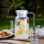 BY-9145D unbreakable PC water pitcher - ready for an outdoor picnic