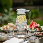 BY-9146 unbreakable PC water pitcher - ready for an outdoor picnic