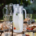 BY-9161 unbreakable PC water pitcher - ready for an outdoor picnic
