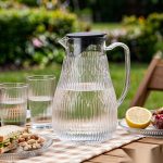 BY-9193B unbreakable PC full-handle water pitcher - ready for an outdoor picnic