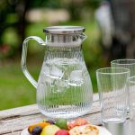 BY-9193C unbreakable PC full-handle water pitcher (steel) - ready for an outdoor picnic