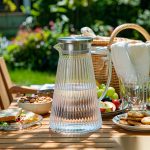 BY-9194B unbreakable PC full-handle water pitcher (steel) - ready for an outdoor picnic