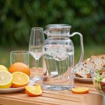 BY-9198B unbreakable PC full-handle water pitcher (steel) - ready for an outdoor picnic