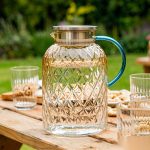 BY-9199A unbreakable PC full-handle water pitcher (tea) - ready for an outdoor picnic