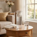 BY-9141B unbreakable PC water pitcher (tea) - in use for afternoon tea