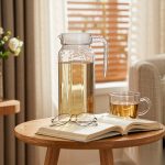 BY-9144A unbreakable PC water pitcher (tea) - in use for afternoon tea
