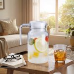 BY-9145D unbreakable PC water pitcher (tea) - in use for afternoon tea