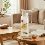 BY-9147 unbreakable PC water pitcher (tea) - in use for afternoon tea