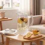 BY-9163 unbreakable PC water pitcher (tea) - in use for afternoon tea