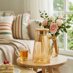 BY-9183B unbreakable PC full-handle water pitcher (tea) - in use for afternoon tea