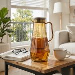 BY-9192A unbreakable PC full-handle water pitcher (tea) - in use for afternoon tea