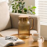 BY-9195C unbreakable PC full-handle water pitcher (tea) - in use for afternoon tea