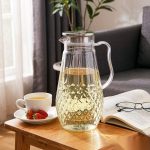 BY-9197A unbreakable PC full-handle water pitcher (tea) - in use for afternoon tea
