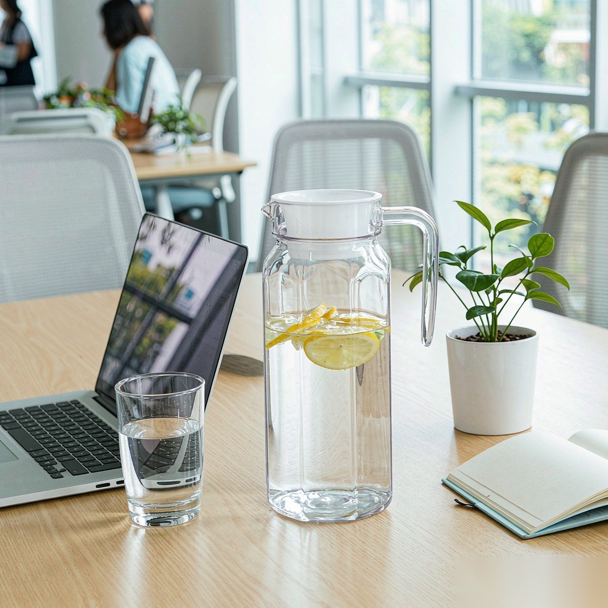 BY-9144A unbreakable PC water pitcher - in an office meeting room