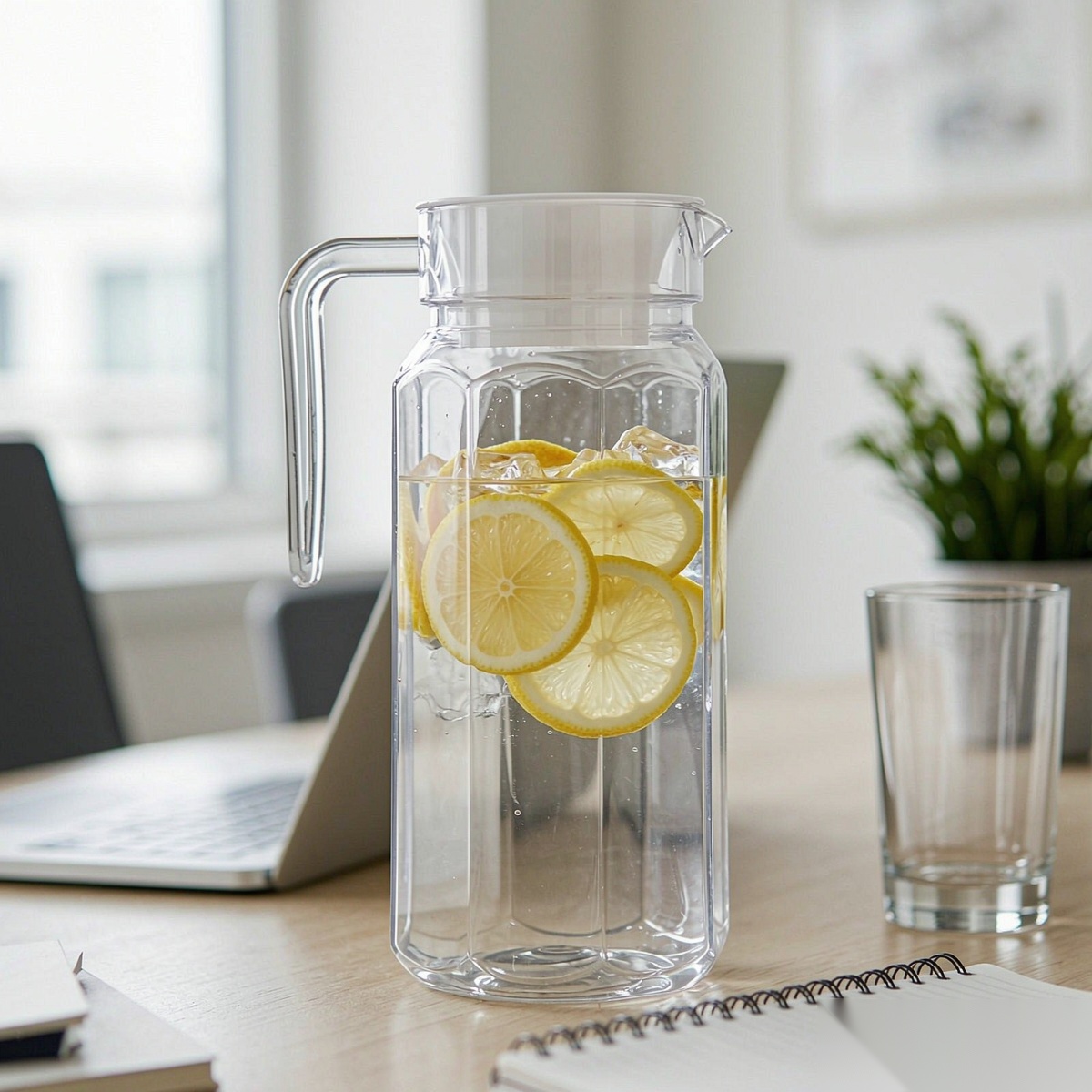 BY-9144C unbreakable PC water pitcher - in an office meeting room