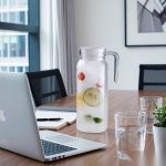 BY-9147 unbreakable PC water pitcher - in an office meeting room