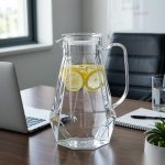 BY-9192B unbreakable PC full-handle water pitcher - in an office meeting room