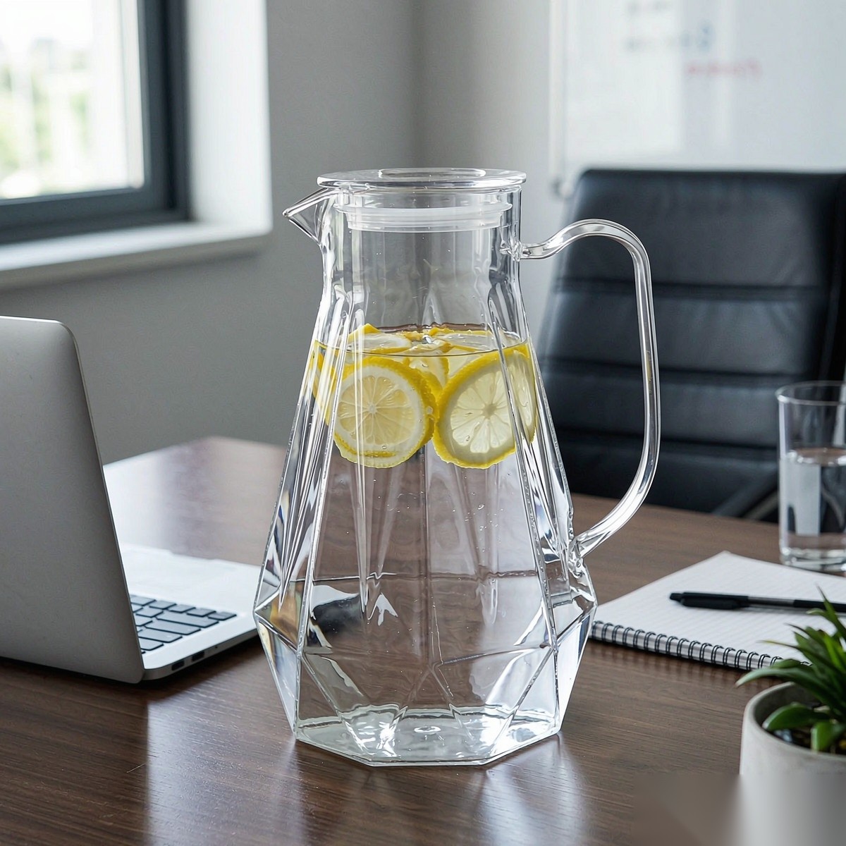 BY-9192B unbreakable PC full-handle water pitcher - in an office meeting room