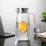 BY-9197B unbreakable PC full-handle water pitcher (steel) - in an office meeting room