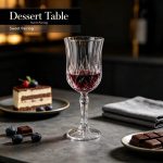 detail BY 6631 elsjoy acrylic diamond wine glass clear transparent goblet party wedding bar serving scene 11