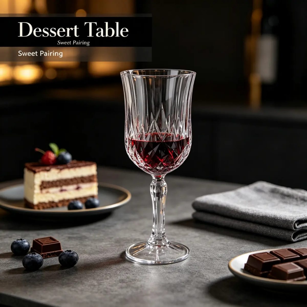 BY-6631 PC wine goblet in wedding reception service