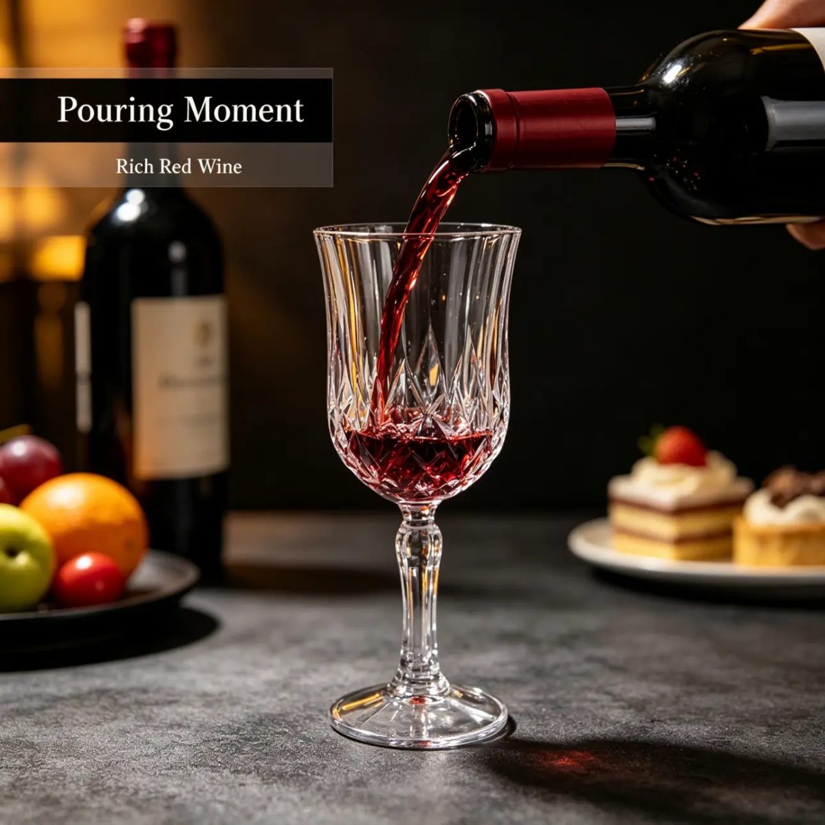 BY-6631 PC wine goblet in wedding reception service