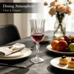 detail BY 6631 elsjoy acrylic diamond wine glass clear transparent goblet party wedding bar serving scene 5