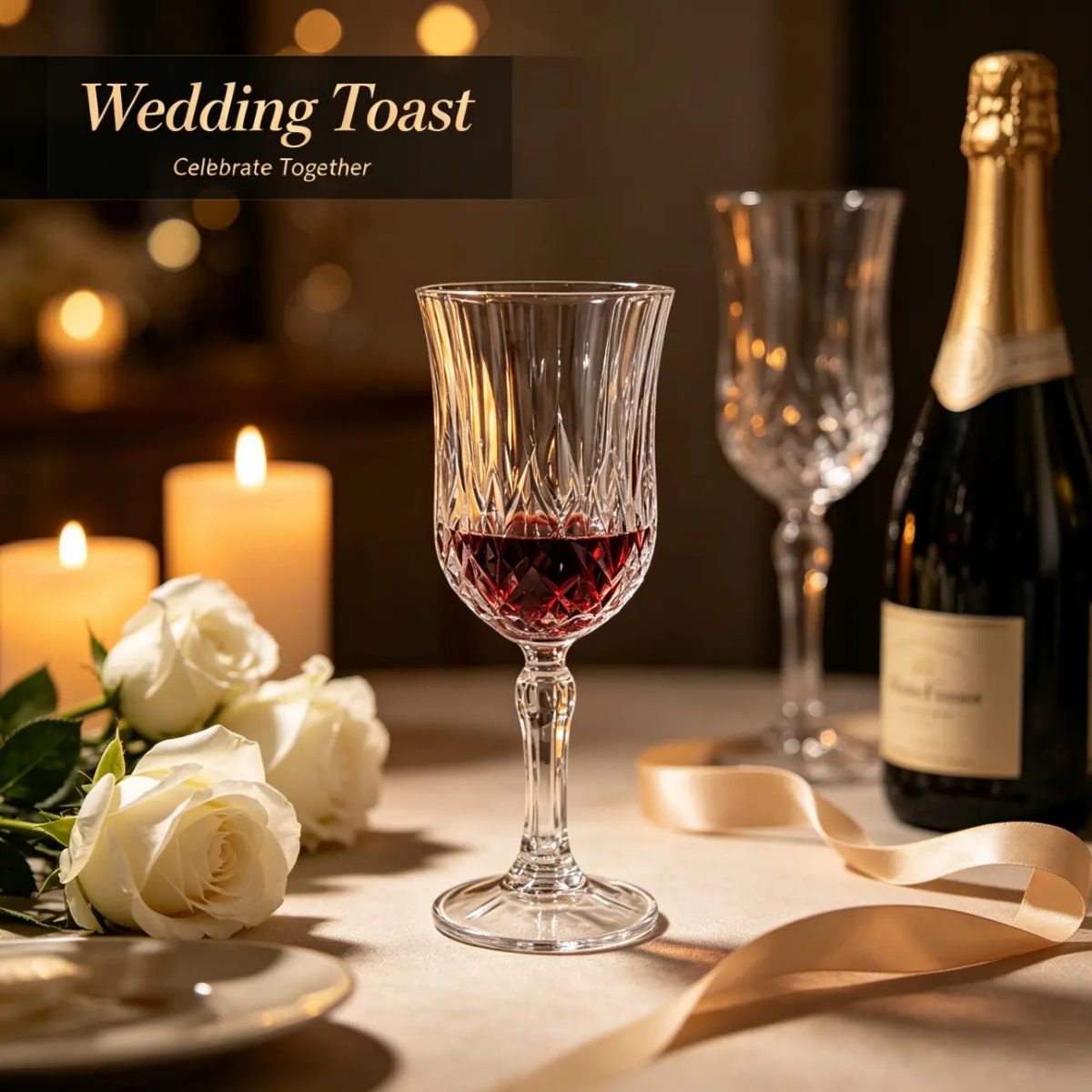 BY-6631 PC wine goblet in wedding reception service