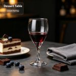 detail BY 8008 elsjoy acrylic wine goblet black grey premium texture 10