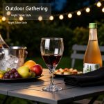 detail BY 8008 elsjoy acrylic wine goblet black grey premium texture 8