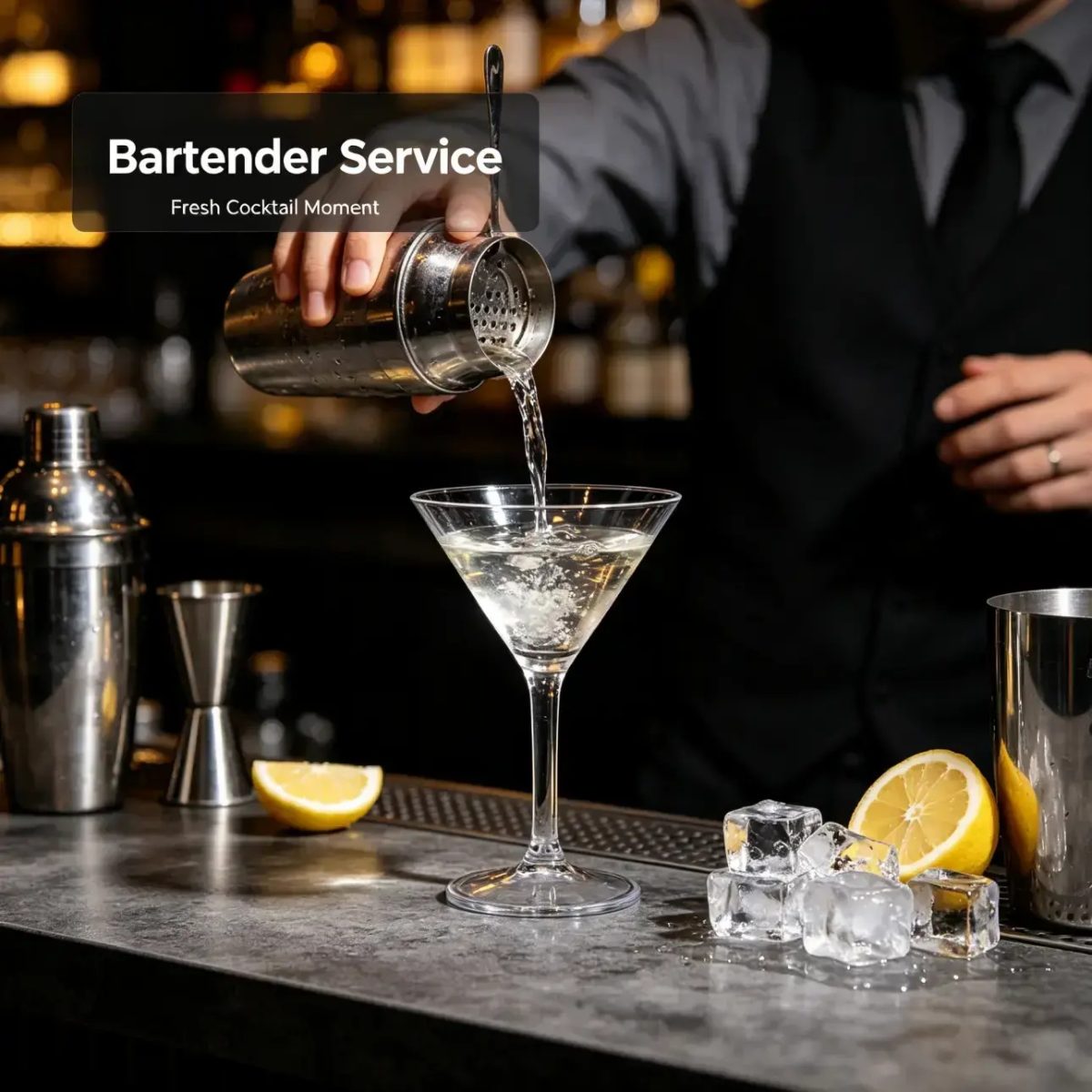BY-8061 PC martini glass in wedding reception service