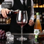 detail BY 9911B elsjoy acrylic wine goblet 550ml clear transparent glass party wedding bar serving scene 3