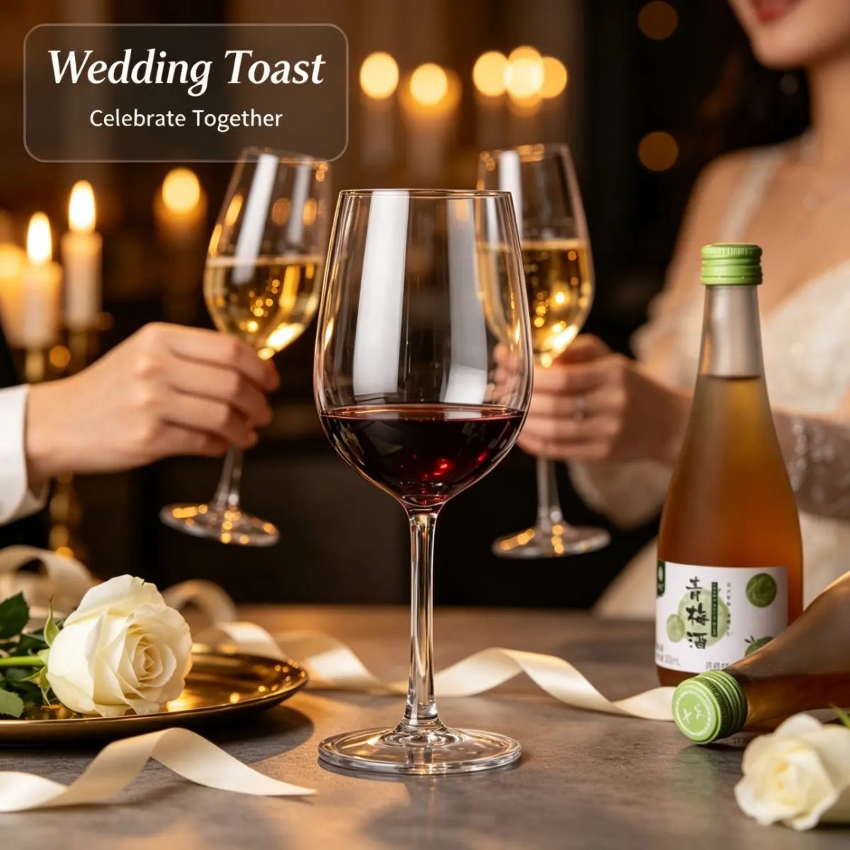 BY-9911B PC wine goblet in wedding reception service