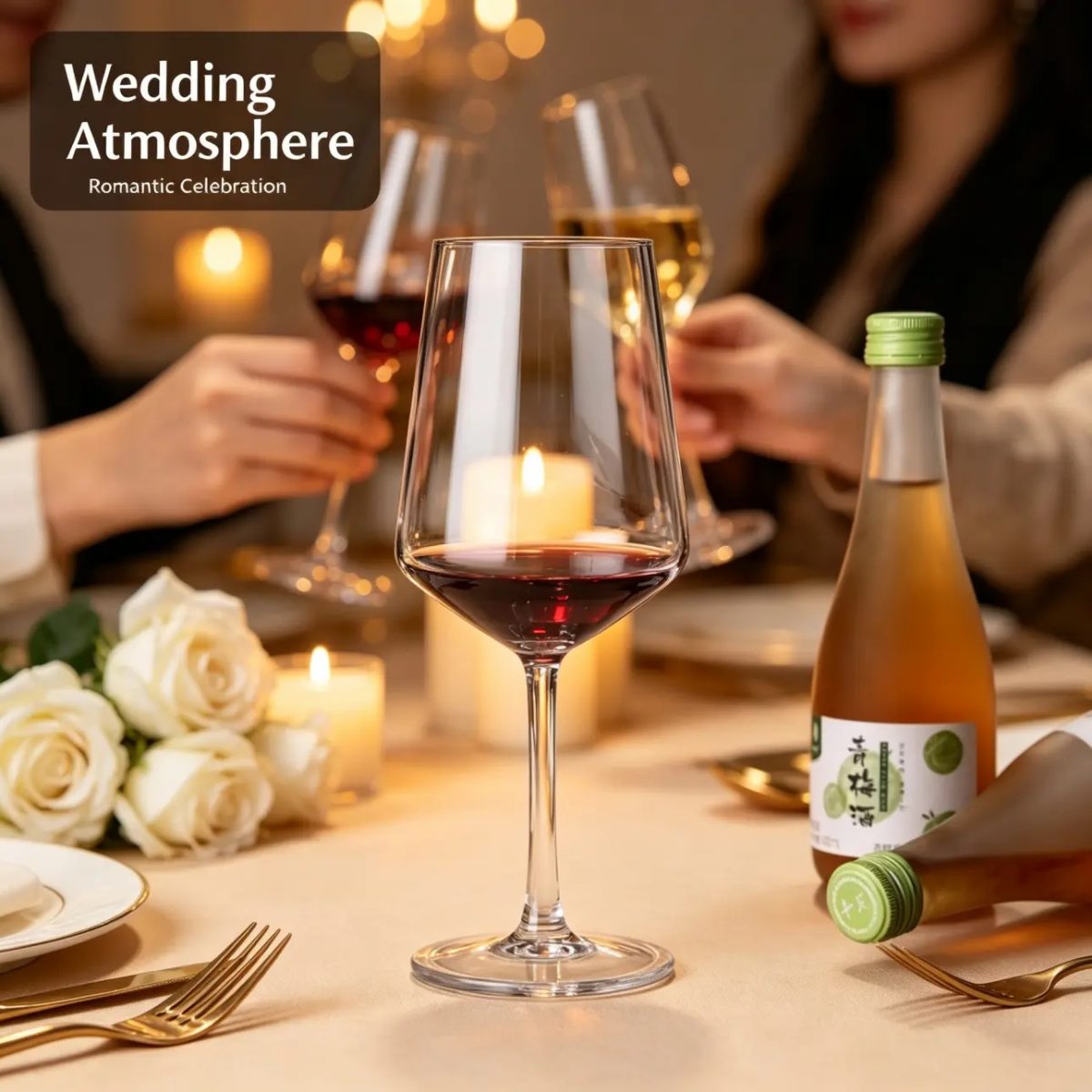 BY-9911C PC wine goblet in wedding reception service