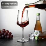 detail BY 9911C elsjoy acrylic wine goblet 572ml clear transparent glass party wedding bar serving scene 6