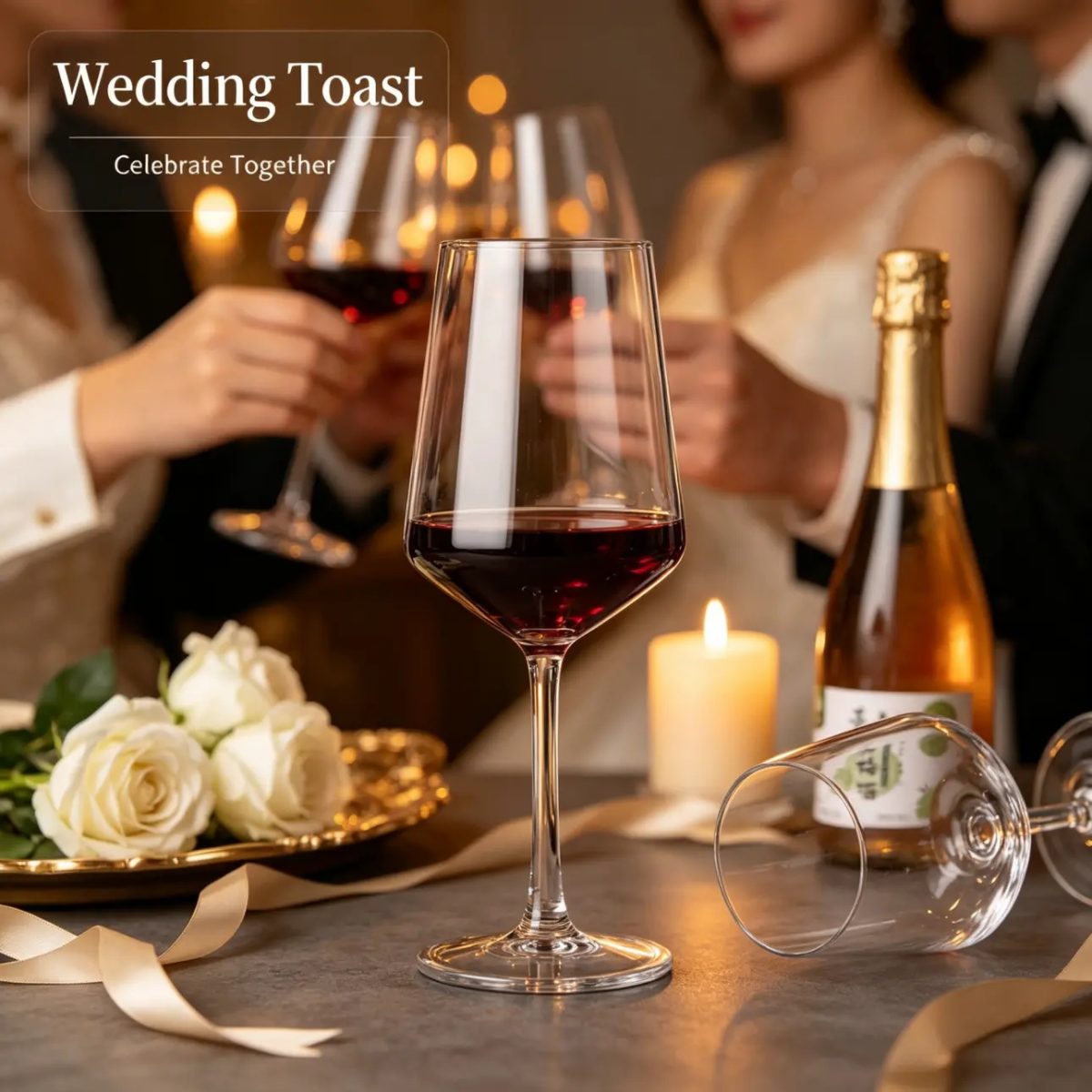 BY-9911C PC wine goblet in wedding reception service